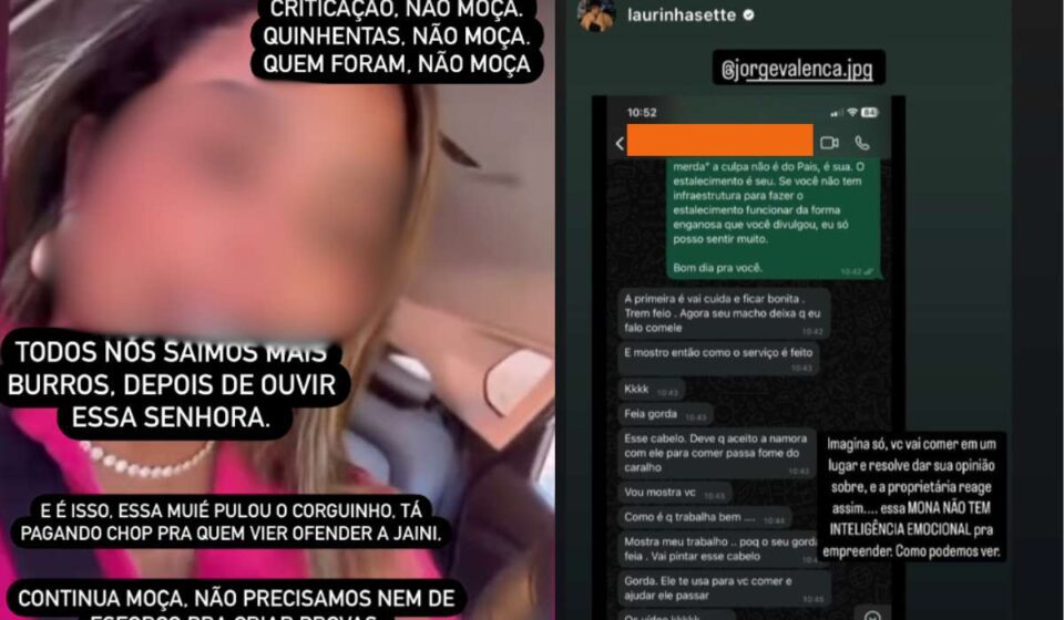 BH: dona de bar não aceita crítica e promete chope em troca de ataque